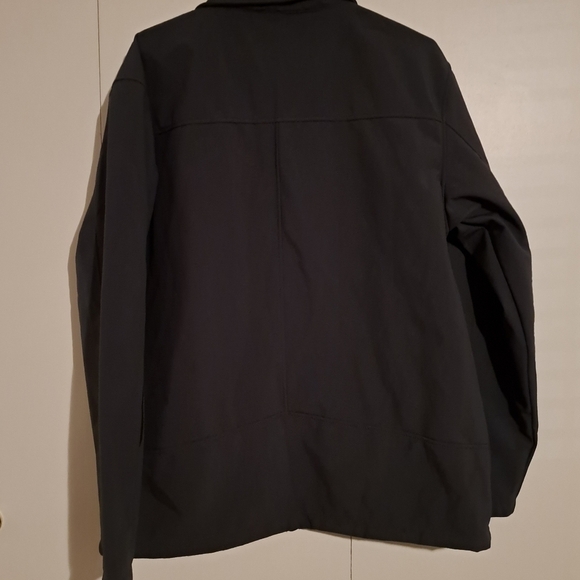 Port Authority men's size XL gray jacket, fleece backed fabric vguc - Picture 2 of 6